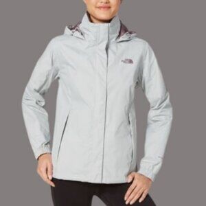 The North Face Resolve 2 jacket light grey women's size L